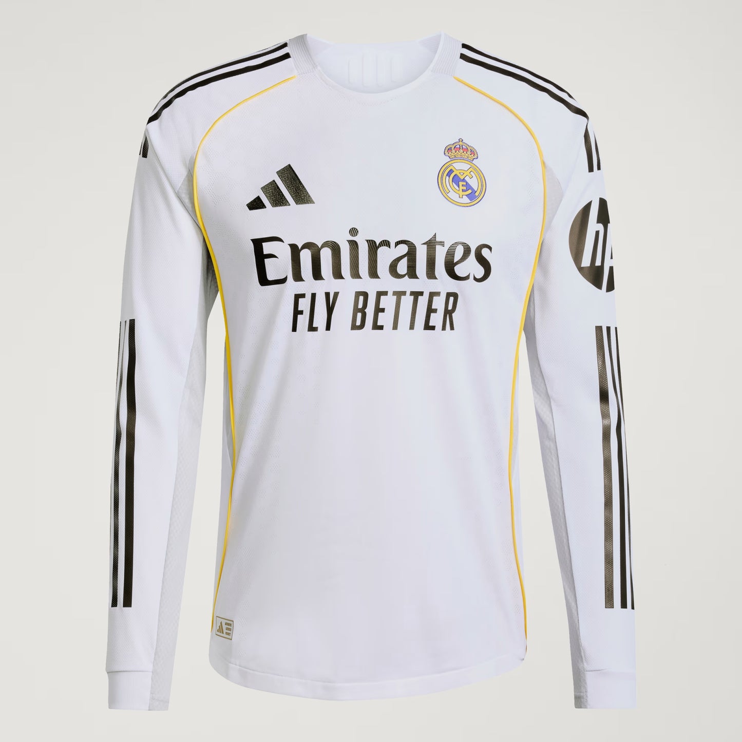 REAL MADRID 25/26 LONG SLEEVE HOME AUTHENTIC JERSEY