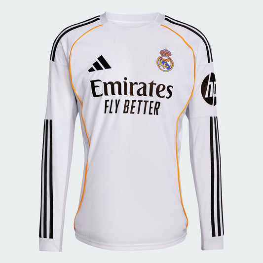 REAL MADRID 25/26 LONG SLEEVE HOME JERSEY